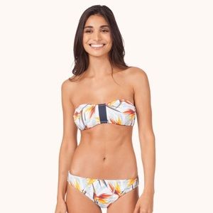 Lively Daybreak Bandeau Bikini Top and Bottom NWT